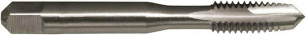 Vermont Tap & Die - 1/2-13 UNC, 3 Flute, Bright Finish, High Speed Steel Spiral Point Tap - Plug Chamfer, Right Hand Thread, 3-3/8" OAL, 15/16" Thread Length, 9.32mm Shank Diam, 3/3B Class of Fit, Series 3112HD - Exact Tooling