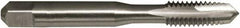 Vermont Tap & Die - 1/4-28 UNF, 3 Flute, Bright Finish, High Speed Steel Spiral Point Tap - Plug Chamfer, Right Hand Thread, 2-1/2" OAL, 5/8" Thread Length, 6.48mm Shank Diam, 2/3B Class of Fit, Series 3112HD - Exact Tooling