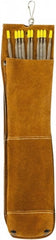 Steiner - Welding Cable Covers - 3-1/2X1-1/4X14" BRN LTHR WELDING ROD HOLDER - Exact Tooling