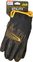 Mechanix Wear - Size 2XL (12) Synthetic Leather/Spandex/Lycra/Material 4X General Protection Work Gloves - For Mechanic's & Lifting, Uncoated, Slip-On Cuff, Full Fingered, Moss, Paired - Exact Tooling