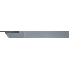 Micro 100 - Cut-Off Blades; Blade Style: Square ; Width (Decimal Inch): 0.1250 ; Width (Inch): 1/8 ; Height (Inch): 3/4 ; Material: Brazed Solid Carbide ; Finish/Coating: Uncoated - Exact Tooling