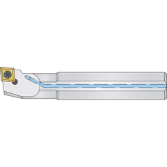 Micro 100 - 0.63" Min Bore, Left Hand A08K SCLCL 3 Indexable Boring Bar - Exact Tooling