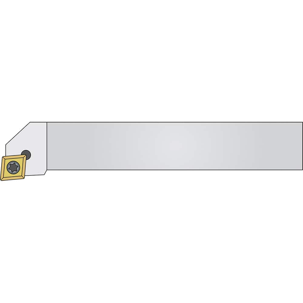Micro 100 - RH SCLCR 0° Neutral Rake Indexable Turning Toolholder - Exact Tooling