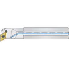 Micro 100 - 0.605" Min Bore, Right Hand A08K SDUCR 2 Indexable Boring Bar - Exact Tooling