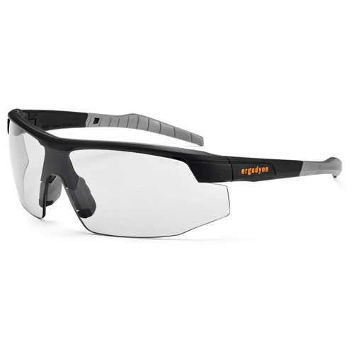 SkoLL In/Outdoor Lens Matte Black Safety Glasses - Exact Tooling