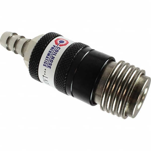 Coilhose Pneumatics - Pneumatic Hose Fittings & Couplings Type: Safety Coupler Thread Size: 1/4 - Exact Tooling
