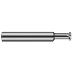Harvey Tool - 1/2° 1/2" Cut Diam, 0.2075" Cut Width, 1/2" Shank, Solid Carbide Double-Angle Cutter - Exact Tooling