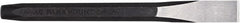 Paramount - 6-3/4" OAL x 5/8" Blade Width Cold Chisel - 5/8" Tip, 1/2" Stock, Steel Handle - Exact Tooling