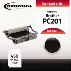 innovera - Black Thermal Print Cartridge Ribbon - Use with Brother MFC-1770, 1780, 1870MC, 1970MC, PPF-1170, 1270, 1270E, 1570MC, 1575MC - Exact Tooling