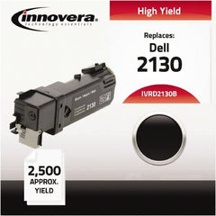 innovera - Black Toner Cartridge - Use with Dell 2130CN, 2135CN - Exact Tooling