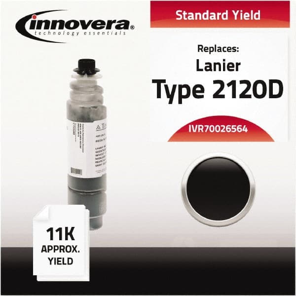innovera - Black Toner Cartridge - Use with Ricoh Aficio 1022, 1027 (Type 2120D) - Exact Tooling