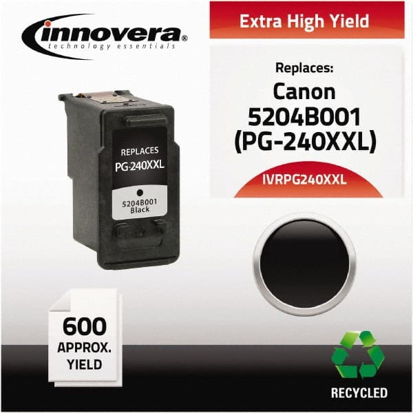 innovera - Black Inkjet Printer Cartridge - Use with Canon PIXMA Photo All-in-One Printers MG2120, MG2220, MG3120, MG3220, MG3520, MG4120, MG4220, Cannon MultiPASS 530, 545, 555, 560, 635, 3000, 3500, 50, 5000, 530, 545, 5500, 555, 560, 635 - Exact Tooling