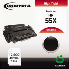 innovera - Black Toner Cartridge - Use with HP LaserJet P3010, P3015, P3015D, P3015DN, P3015X, P3016 - Exact Tooling