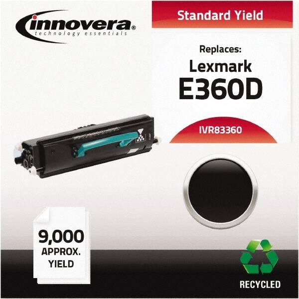 innovera - Black Toner Cartridge - Use with Lexmark E360d, E360dn, E460dn, E460dw, E462dtn - Exact Tooling