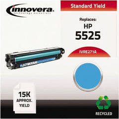 innovera - Cyan Toner Cartridge - Use with HP Color LaserJet Enterprise CP5520, CP5525n, CP5525dn, CP5525xh - Exact Tooling