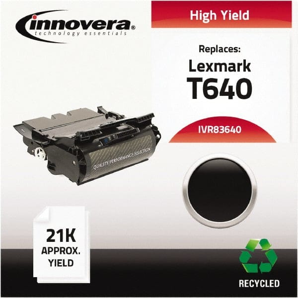 innovera - Black Toner Cartridge - Use with Lexmark T640, T640DN, T640DTN, T640N, T640TN, T642, T642DTN, T642N, T642TN, T644, T644DTN, T644N, T644TN, X642E, X644E, X646E - Exact Tooling