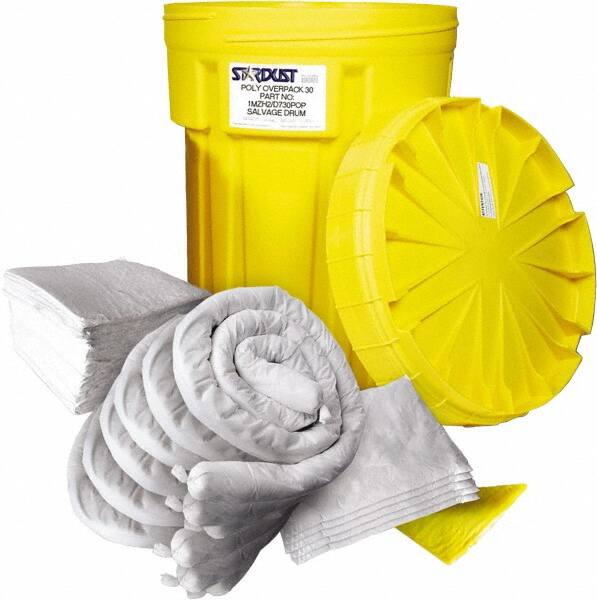 Stardust Spill Products - Spill Clean-Up System Accessory Kit Spill Kit - 20 Gal Mobile Spill Cart - Exact Tooling
