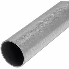 TAPCO - 12' High, Galvanized Traffic Sign Post - Steel, Silver - Exact Tooling