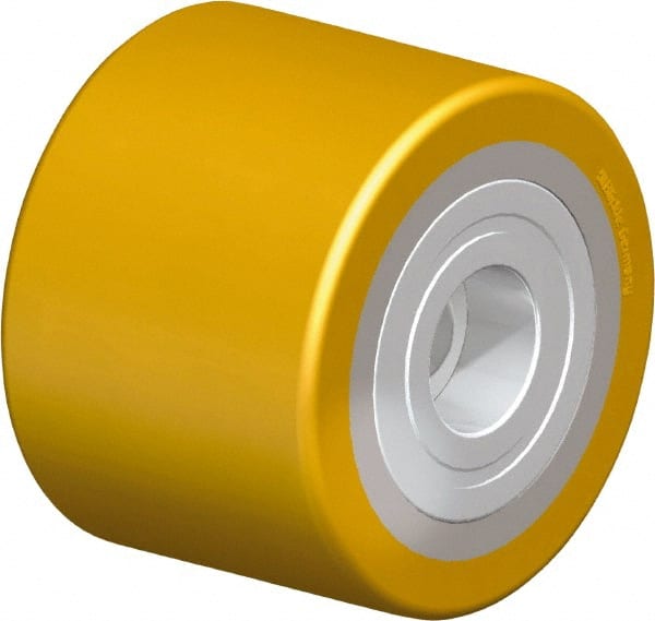 Blickle - 2-3/64" Wide x 3.23" High x 3" Deep Hand Truck Roller - 968 Lb Load Capacity - Exact Tooling