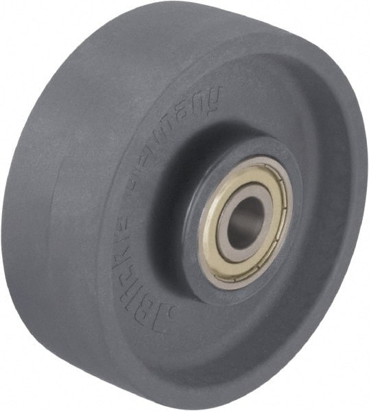Blickle - 5 Inch Diameter x 1-37/64 Inch Wide, Heat-Resistant Nylon Caster Wheel - 770 Lb. Capacity, 19/32 Inch Axle Diameter, Ball Bearing - Exact Tooling