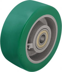 Blickle - 1 Inch Diameter x 3-9/64 Inch Wide, Polyurethane-Elastomer Blickle Softhane Caster Wheel - 3,080 Lb. Capacity, 1 Inch Axle Diameter, Ball Bearing - Exact Tooling