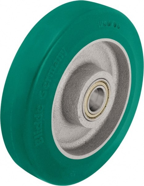 Blickle - 10 Inch Diameter x 2-23/64 Inch Wide, Polyurethane-Elastomer Blickle Softhane Caster Wheel - 2,640 Lb. Capacity, 1 Inch Axle Diameter, Ball Bearing - Exact Tooling