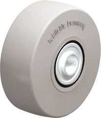 Blickle - 5 Inch Diameter x 1-31/32 Inch Wide, Solid Rubber Caster Wheel - 704 Lb. Capacity, 25/32 Inch Axle Diameter, Ball Bearing - Exact Tooling
