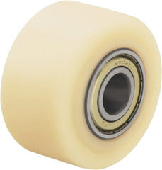 Blickle - 1-1/2 Inch Diameter x 1-7/64 Inch Wide, Impact-Resistant Cast Nylon Caster Wheel - 220 Lb. Capacity, 5/16 Inch Axle Diameter, Ball Bearing - Exact Tooling