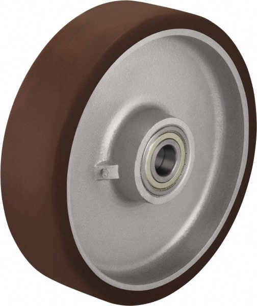 Blickle - 12 Inch Diameter x 3-9/64 Inch Wide, Polyurethane-Elastomer Blickle Besthane Caster Wheel - 5,280 Lb. Capacity, 1-3/8 Inch Axle Diameter, Ball Bearing - Exact Tooling