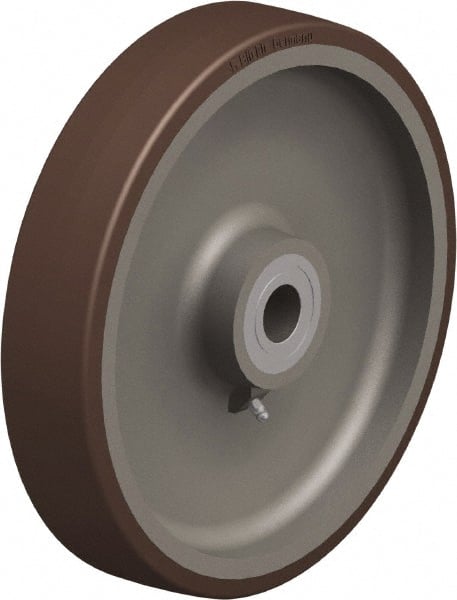 Blickle - 12 Inch Diameter x 2-23/64 Inch Wide, Polyurethane-Elastomer Blickle Besthane Caster Wheel - 3,960 Lb. Capacity, 1-3/16 Inch Axle Diameter, Ball Bearing - Exact Tooling