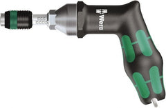 Wera - 1 Piece, 4 to 8.8 N/m, Adjustable Torque Limiting Screwdriver - 0.025" Drive - Exact Tooling
