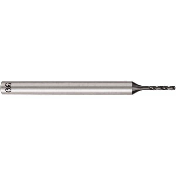 OSG - 1.31mm, 140° Point, Solid Carbide Micro Drill Bit - Exact Tooling