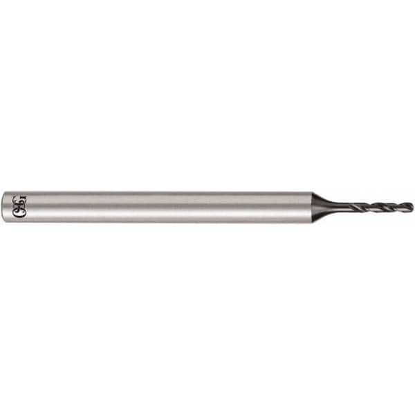 OSG - 1.35mm, 140° Point, Solid Carbide Micro Drill Bit - Exact Tooling