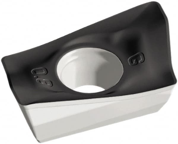 Walter - ADMT160608 G56 Grade WSP45S Carbide Milling Insert - TiAlN/Al2O3 Finish, 0.242" Thick, 0.425" Inscribed Circle, 0.79mm Corner Radius - Exact Tooling