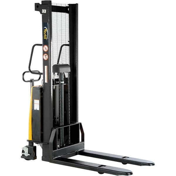 Vestil - Battery Operated Lifts Type: Stacker Powered Lift Load Capacity (Lb.): 2,000 - Exact Tooling