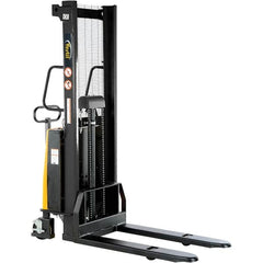 Vestil - Battery Operated Lifts Type: Stacker Powered Lift Load Capacity (Lb.): 2,000 - Exact Tooling