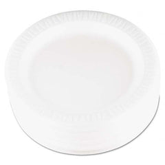 DART - Quiet Classic Laminated Foam Dinnerware, Plate, 9" Diam, WH, 125/PK, 4 Packs/CT - Exact Tooling