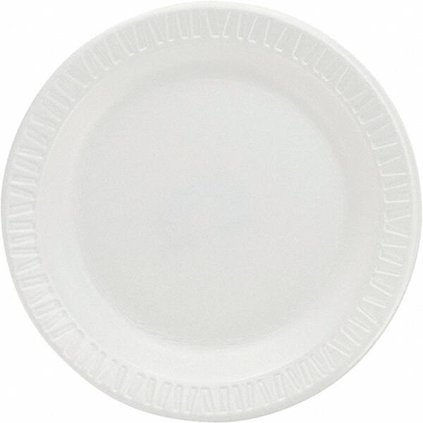 DART - Foam Dinnerware Plates, 6" - White - Exact Tooling