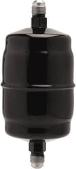 Parker - 1/2" Connection, 6.32" Long, Refrigeration Liquid Line Filter Dryer - 6.32" Cutout Length, 273/257 Drops Water Capacity - Exact Tooling