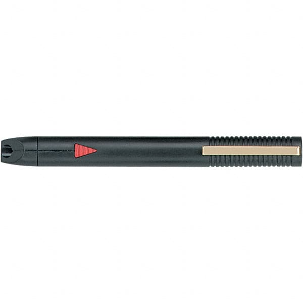 Quartet - Plastic Pen Size Laser Pointer - Black, 2 AAA Batteries Included - Exact Tooling