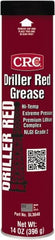 CRC - 14 oz Cartridge Lithium Extreme Pressure Grease - Red, Extreme Pressure & High Temperature, 400°F Max Temp, NLGIG 2, - Exact Tooling