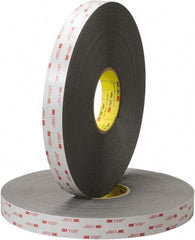 3M - 1" x 36 Yd Acrylic Adhesive Double Sided Tape - 45 mil Thick, Polyethylene Foam Liner, Series 5952WF - Exact Tooling