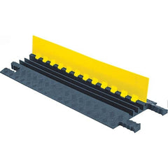 Checkers - On Floor Cable Covers Cover Material: Polyurethane Number of Channels: 3 - Exact Tooling