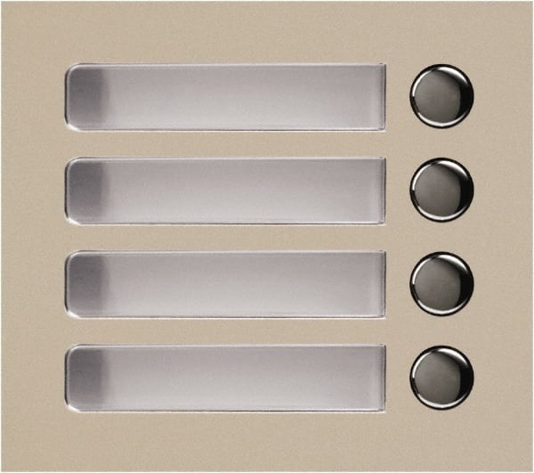 Aiphone - Public Address & Intercom Accessories Type: Four Call Button Panel For Use With: GF and GT Series - Exact Tooling