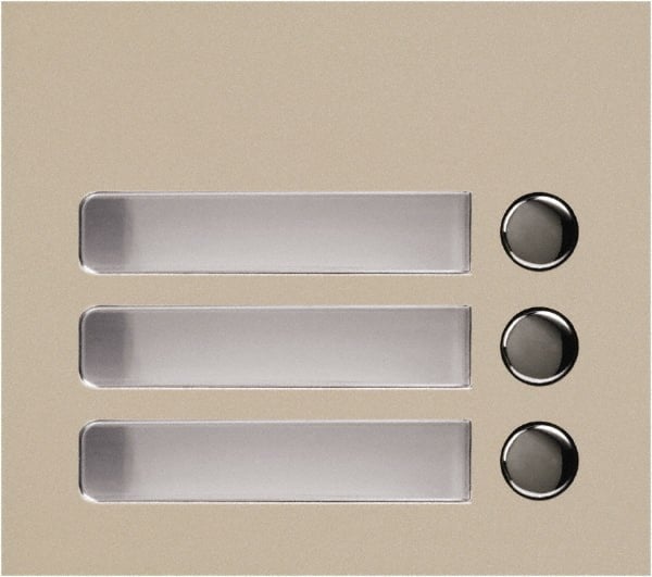 Aiphone - Public Address & Intercom Accessories Type: Three Call Button Panel For Use With: GF and GT Series - Exact Tooling