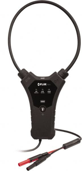 FLIR - Black Electrical Test Equipment Current Probe - Use with Most DMMs and Clamp Meters that use Banana Plugs and Output is a Voltage Signal - Exact Tooling