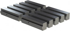 CarveSmart - 1-1/2" Wide x 2" High x 1-1/2" Thick, Flat/No Step Vise Jaw - Soft, Aluminum, Fixed Jaw, Compatible with 6" Vises - Exact Tooling