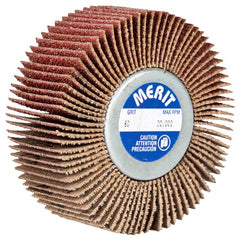 3″ × 3/4″ × 1/4″-20 Super Finish Flap Wheel 120 Grit Aluminum Oxide - Exact Tooling