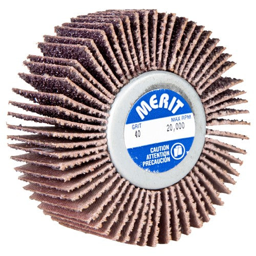 2 1/2″ × 1″ × 1/4″ High Performance Flap Wheel 180 Grit Ceramic Alumina / Aluminum Oxide - Exact Tooling
