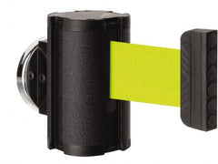 Lavi Industries - 3-1/2" High x 2-1/2" Long x 2-1/2" Wide Magnetic Wall Mount Barrier - Aluminum, Powdercoat Finish, Black, Use with Magnetic Wall Mount Barriers - Exact Tooling